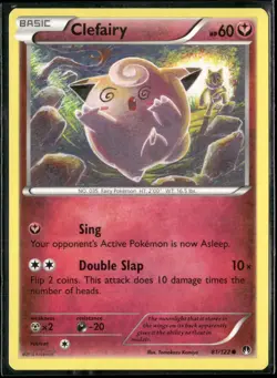 Clefairy 81/122 Common BREAKpoint Pokemon Near Mint - Image 1