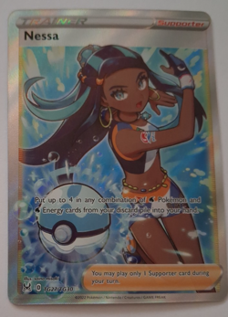 Nessa NM Full Art Pokemon Sword and Shield Lost Origin TG27/TG30 - Image 1