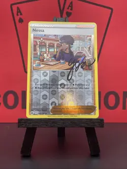 Nessa Trainer 136/159 Crown Zenith Pokemon TCG Reverse Holo Stamped Rare NM - Image 2