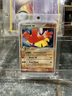 Pokemon TCG Hariyama ex 100/107 Deoxys Holo EX English 110 HP 2005 - Image 1
