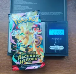 Pokemon Tcg Mega Evolution ascended heroes Heavy 22.65g Booster Pack New Sealed - Image 1