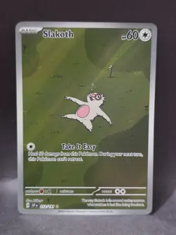 Slakoth Illustration Surging Sparks 212/191 Pokemon TCG - Image 1