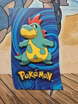 Topps Pokemon Johto Series 1 Croconaw Die-Cut 8 Of 15 Rare Starter - Image 1