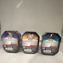 Lot of 3 Pokemon TCG Triple Whammy Tins - Tyranitar + Slaking + Darkrai - FS - Image 3