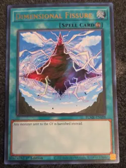 Yugioh Dimensional Fissure BLMR-EN088 Ultra Rare 1st Ed NM - Image 1