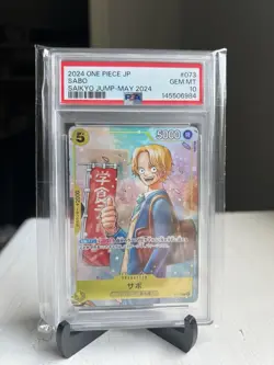 PSA 10 2024 ONE PIECE JAPANESE PROMOS | SAIKYO JUMP-MAY 2024SABO 073 - Image 2