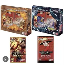 One Piece TCG: Illustration Box Vol. 5 & Vol. 6 SET - Image 1