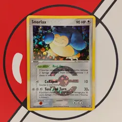 SNORLAX 15/112 EX Fire Red Leaf Green Unlimited Reverse Holo Pokemon Card NM - Image 1