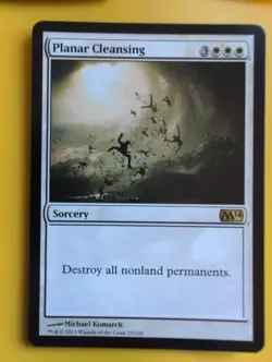 Planar Cleansing x3. Rare Sorcery MTG Card. Core Set 2014. M14 - Image 2
