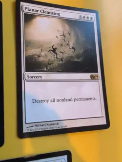 Planar Cleansing x3. Rare Sorcery MTG Card. Core Set 2014. M14 - Image 4