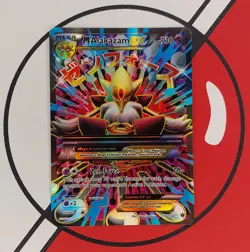 MEGA M ALAKAZAM EX 118/124 Full Art Holo Sun Moon Fates Collide Pokemon Card NM - Image 1