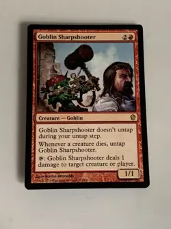 MTG Magic The Gathering Goblin Sharpshooter Commander 2013 regular - Image 1