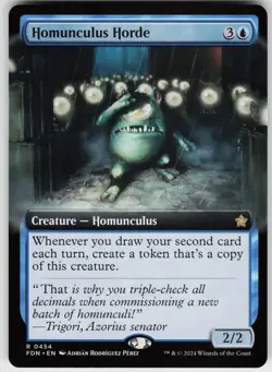HOMUNCULUS HORDE (EXTENDED ART) 454 R NEAR MINT - Image 1