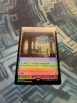 MTG Foil Ancient Tomb EX/LP+ Zendikar Expeditions - Image 2