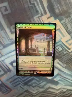 MTG Foil Ancient Tomb EX/LP+ Zendikar Expeditions - Image 3