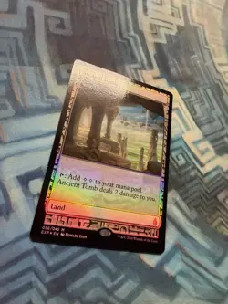 MTG Foil Ancient Tomb EX/LP+ Zendikar Expeditions - Image 5