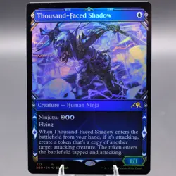 Thousand-Faced Shadow (Showcase) Foil 337 NEO Kamigawa: Neon Dynasty NM MTG - Image 1