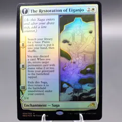 The Restoration of Eiganjo Foil 34 NEO Kamigawa: Neon Dynasty NM MTG - Image 1