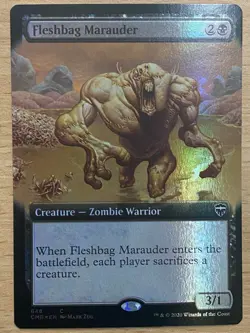 Fleshbag Marauder EXTENDED ART FOIL - Commander Legends (Magic) Near Mint - Image 1