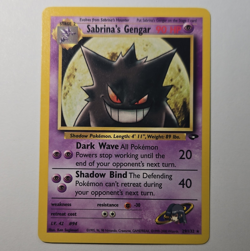 Wizards of the Coast Pokemon TCG Sabrina's Gengar 29/132 Gym Challenge Rare - Image 1