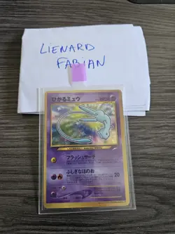 2001 Pokemon Japanese Shining Mew Promo Shiny Holo Corocoro - Image 1
