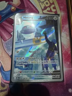 Pokemon TCG Metang 94/86 Illustration Rare ME04: Chaos Rising NM - Image 1