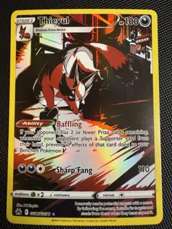 Thievul Ultra Rare Crown Zenith: Galarian Gallery GG17/GG70 NM - Pokemon TCG - Image 1