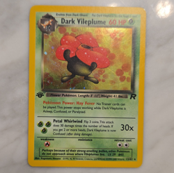 Wizards of the Coast Pokemon TCG Dark Vileplume 13/82 1st Ed Holo Rare 60 HP ENG - Image 1