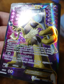 Alakazam EX 117/124 Fates Collide Ultra Rare Full Art Holo Pokemon Card MP-HP - Image 5