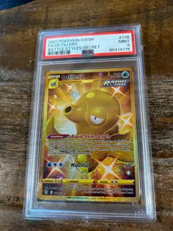 Pokemon 2021 Battle Styles Full Art OCTILLERY Secret #178 PSA 9 Mint RARE - Image 1