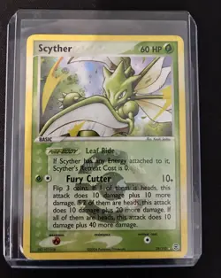 Pokemon TCG Scyther 29/112 FireRed & LeafGreen Reverse Holo Rare - Image 1