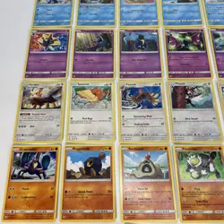 Pokemon Sun & Moon Bulk Bundle Collection 44 Cards 1 Rare 16 Uncommon No Doubles - Image 5