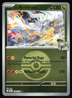 N's Reshiram (Poke Ball) 154/217 Rare Ascended Heroes Pokemon Reverse Holo NM - Image 1