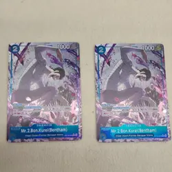 IN HAND! Mr.2.Bon.Kurei Alt Art OP16-055 One Piece Time of Battle ENGLISH - Image 1