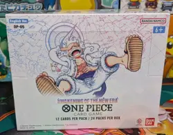 One Piece OP-05 Awakening of the New Era Booster Box - Sealed 24 Packs English 810059783546 - Image 1