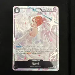 Nami OP15-086 SR Alt Art Parallel Wedding Dress One Piece TCG English NM - Image 1