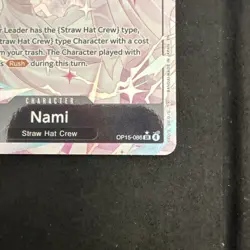 Nami OP15-086 SR Alt Art Parallel Wedding Dress One Piece TCG English NM - Image 4