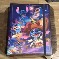 Lorcana Azurite Sea Stitch Collector's Gift Portfolio Binder MTG Standard NEW - Image 1