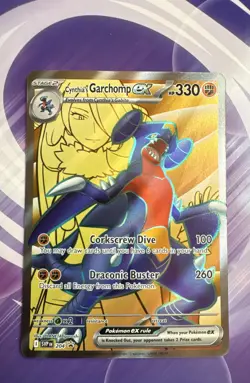 Cynthia's Garchomp ex 204 Sv: Scarlet & Violet Promo Cards Holo - Image 1