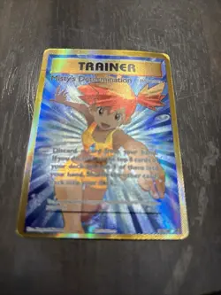 HP Pokemon TCG Evolutions Misty's Determination Holo Ultra Rare Card 108/108 DMG - Image 1