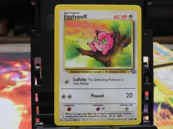 Jigglypuff 54/64 Jungle MP Pokemon Card WOTC Vintage Common Kanto Fairy Normal - Image 1
