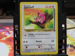 Jigglypuff 54/64 Jungle MP Pokemon Card WOTC Vintage Common Kanto Fairy Normal - Image 3