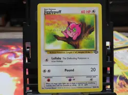 Jigglypuff 54/64 Jungle MP Pokemon Card WOTC Vintage Common Kanto Fairy Normal - Image 5