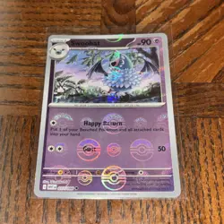 Swoobat Poke Ball #37 Holo Pokemon Sv11W: White Flare Card - Image 1