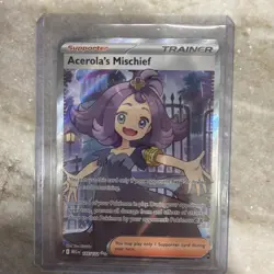 Acerola’s Mischief 165/132 Holo Mega Evolution Pokemon Card - Image 1
