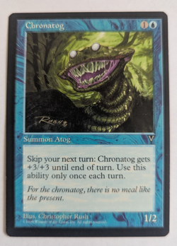 Magic Mtg Visions Chronatog lightly played - Image 1