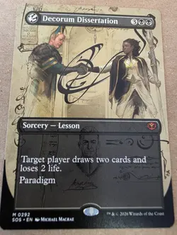 Decorum Dissertation - (Borderless) Secrets of Strixhaven Regular - Mtg - Image 1