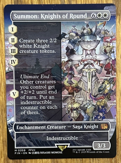 MTG Final Fantasy, Summon: Knights of Round - Borderless - Image 1