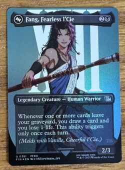 MTG Final Fantasy, Fang, Fearless I'Cie - Borderless Foil - Image 1