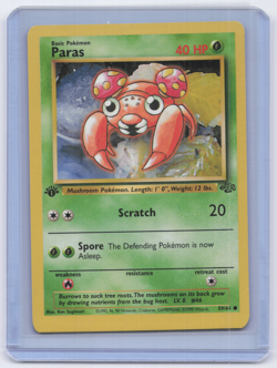 Pokemon 1st Ed. Jungle Common Paras 59/64 - Near Mint (NM) - Image 1